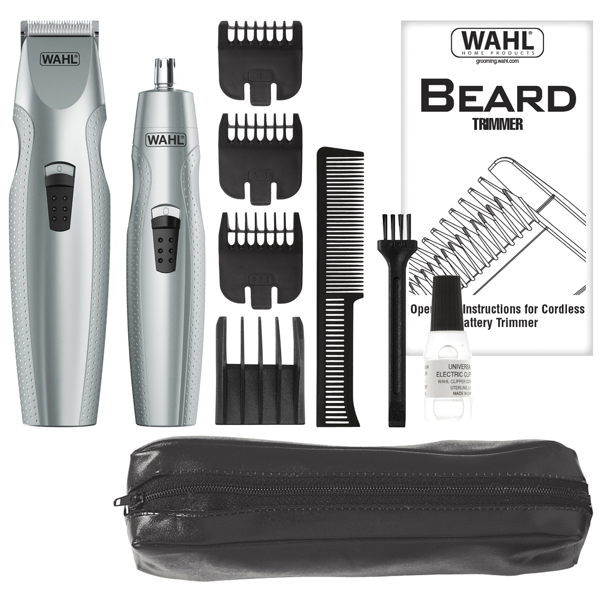 slide 9 of 9, Wahl Battery Mustache and Beard Trimmer Combo, 1 ct