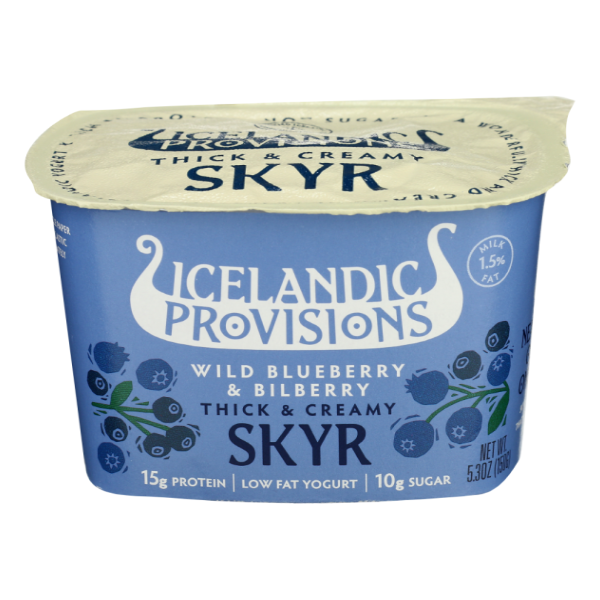 slide 1 of 7, Icelandic Provisions Wild Blueberry Bilberry Skyr, 5.3 fl oz