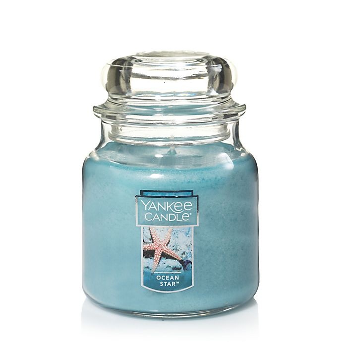 slide 1 of 1, Yankee Candle Housewarmer Ocean Star Medium Classic Jar Candle, 1 ct