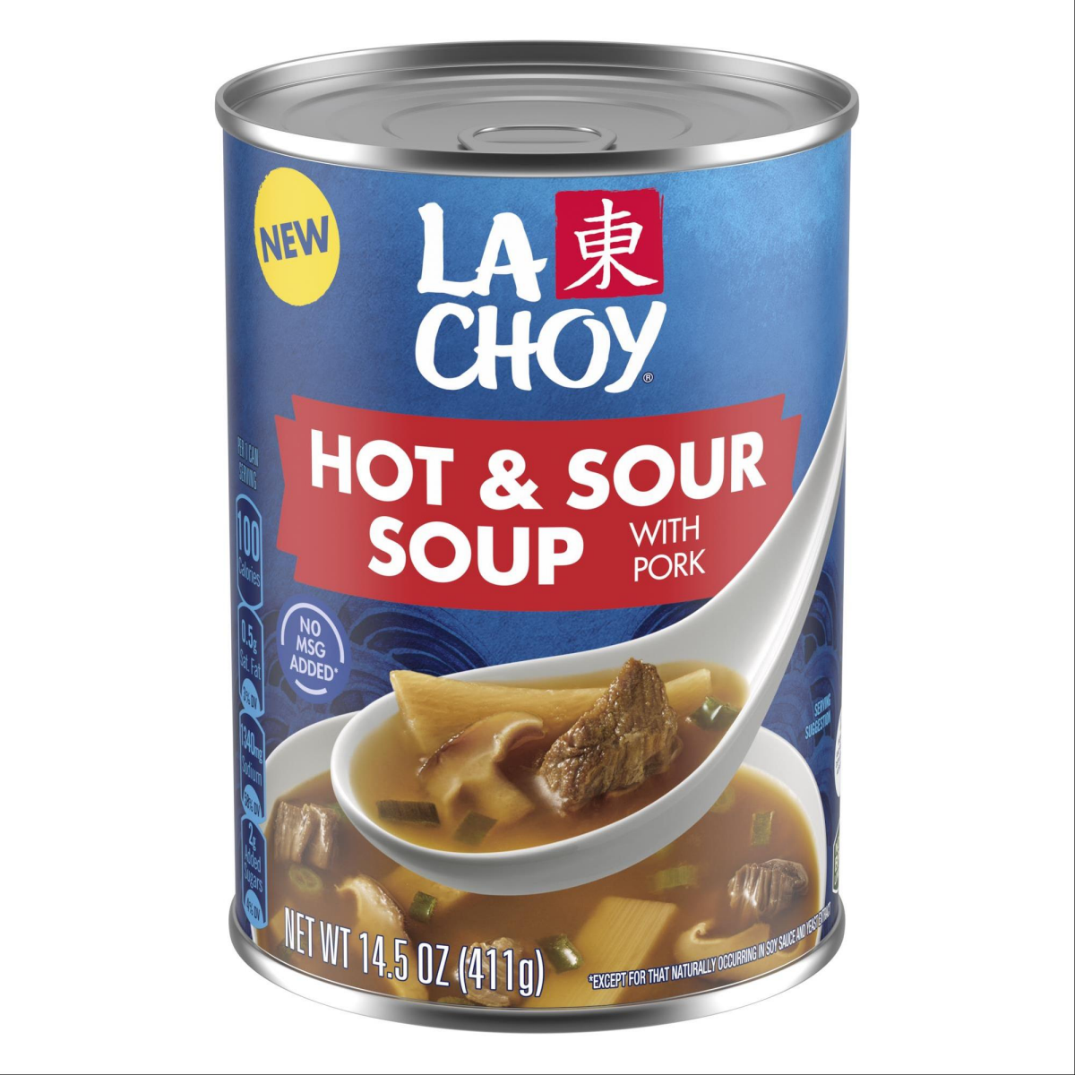 slide 1 of 4, La Choy Hot & Sour Soup With Pork, Contains 0.5 g Sat. Fat, 14.5 oz., 14.5 oz