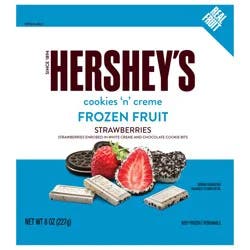 Hershey's Strawberries with White Chocolate and Cookie Crumbs