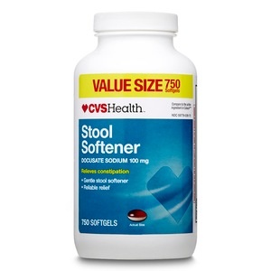 slide 1 of 1, CVS Health Stool Softener Softgels, 750 ct; 100 mg