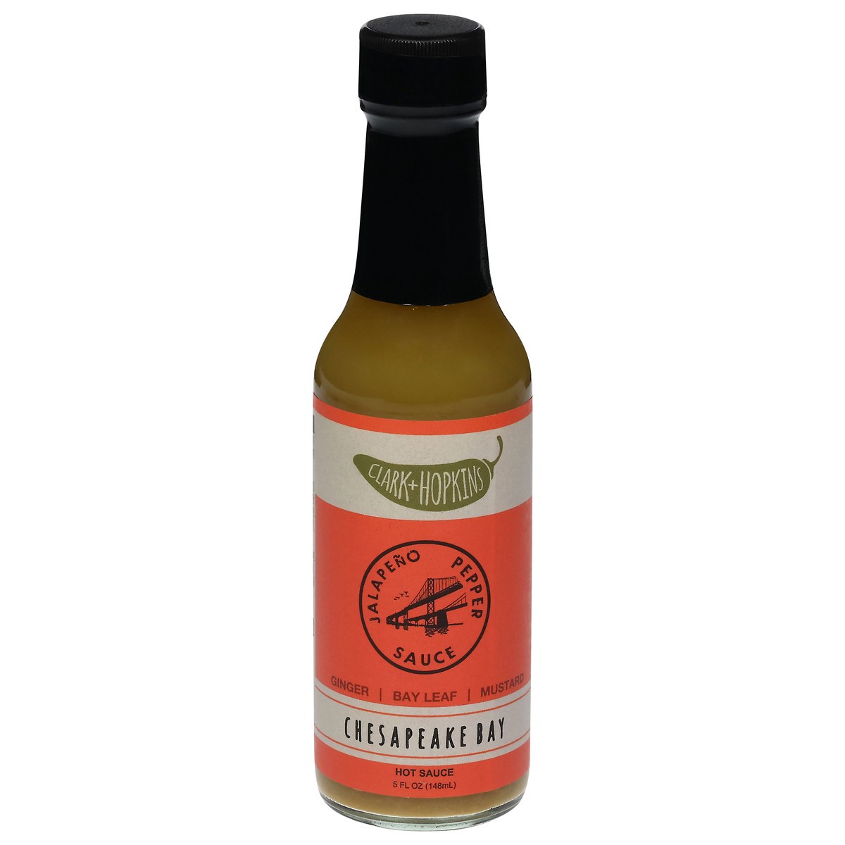 slide 5 of 14, Clark + Hopkins Chesapeake Bay Hot Sauce 5 fl oz, 5 fl oz