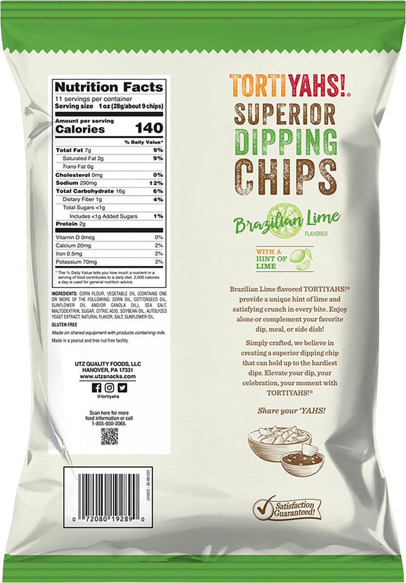 slide 4 of 11, Tortiyahs! Brazilian Lime - 11 oz, 11 oz