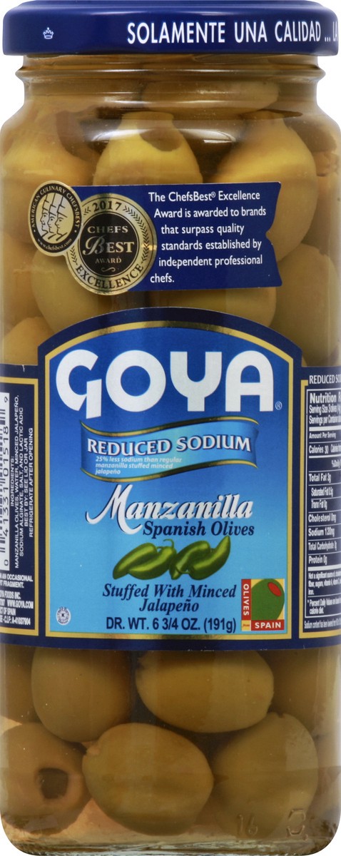 slide 1 of 1, Goya Olives 6.75 oz, 6.75 oz