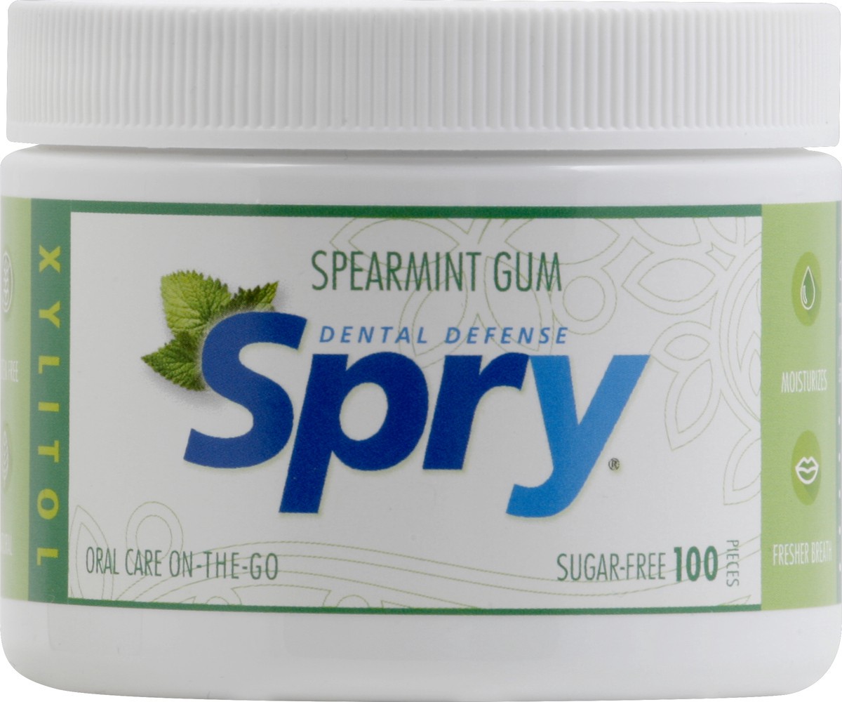 slide 1 of 8, Spry Gum 100 ea, 100 ct