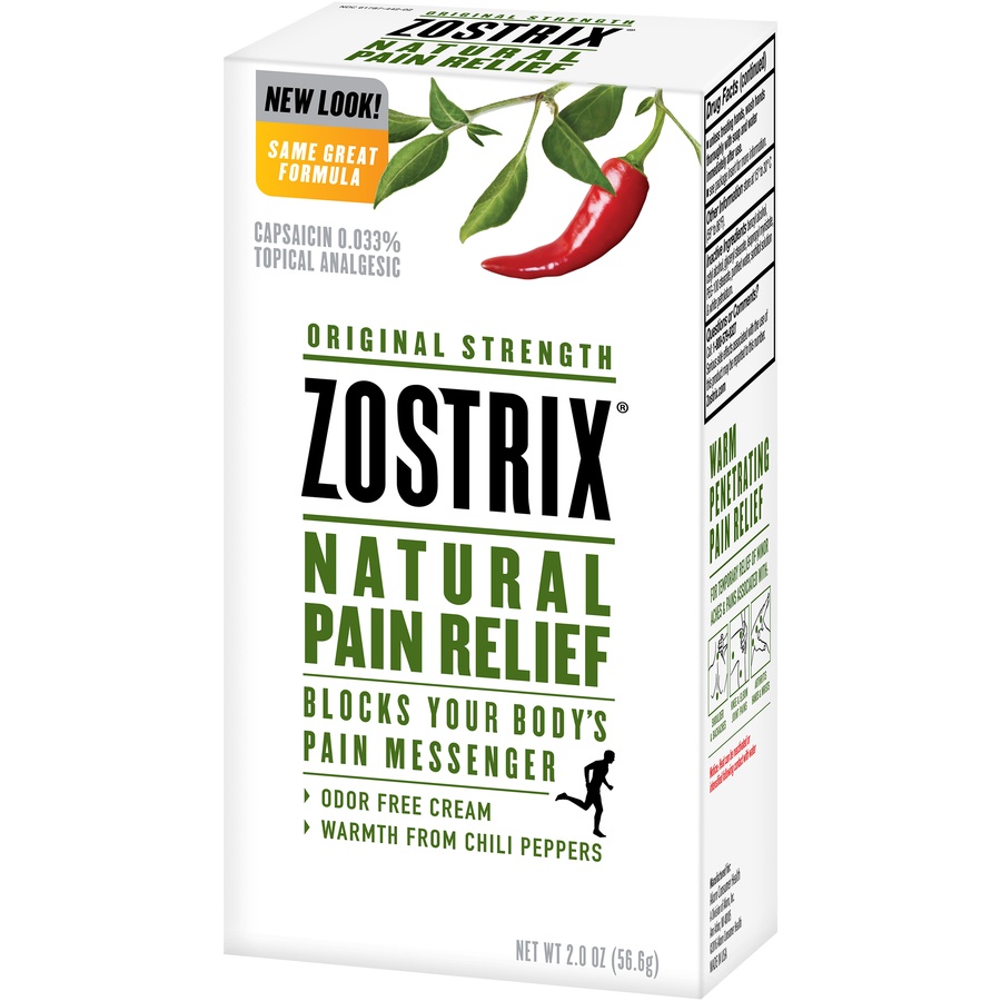 slide 3 of 6, Zostrix Original Strength Arthritis Pain Relief Cream, 2 oz