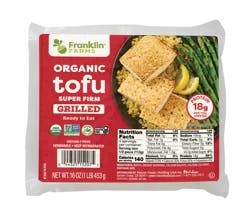 Franklin Farms Organic Tofu Super Firm Grilled 16 oz.