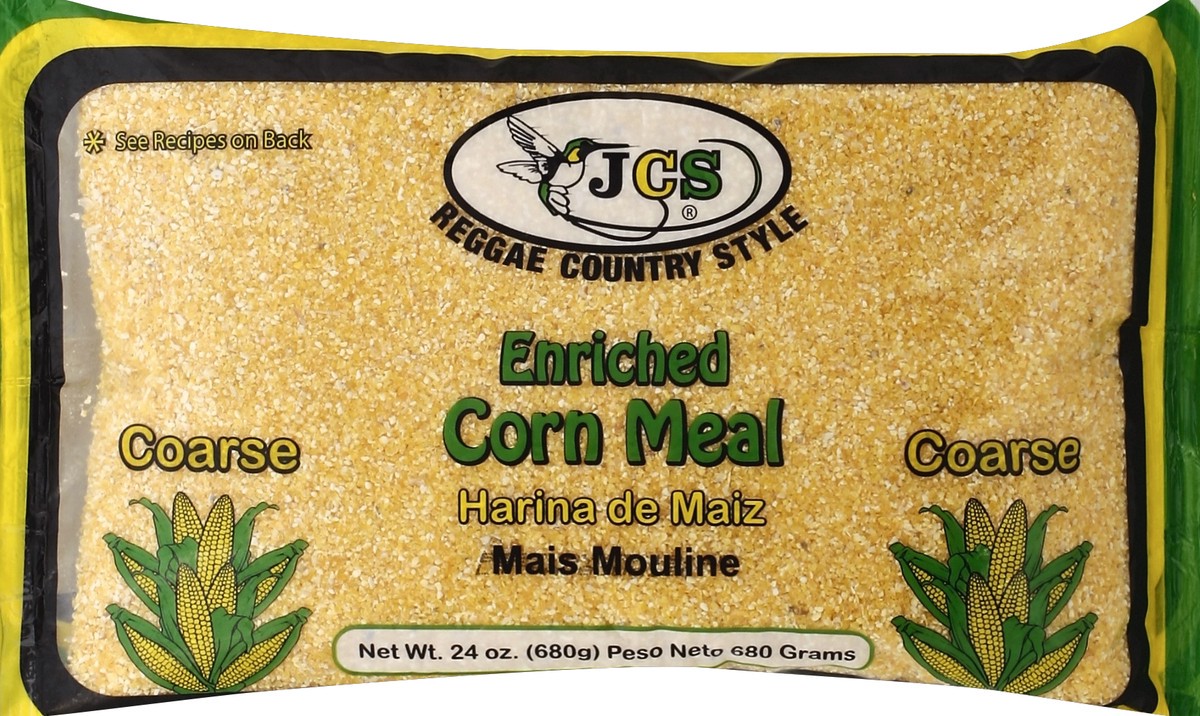 slide 5 of 5, JCS Corn Meal 24 oz, 24 oz