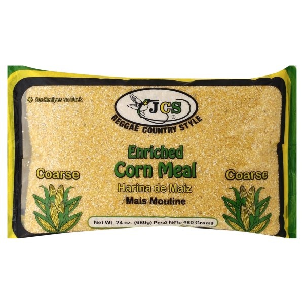 slide 1 of 5, JCS Jamaican Country Style Jamaican Cntry Style Yellow Cornmeal, 24 oz