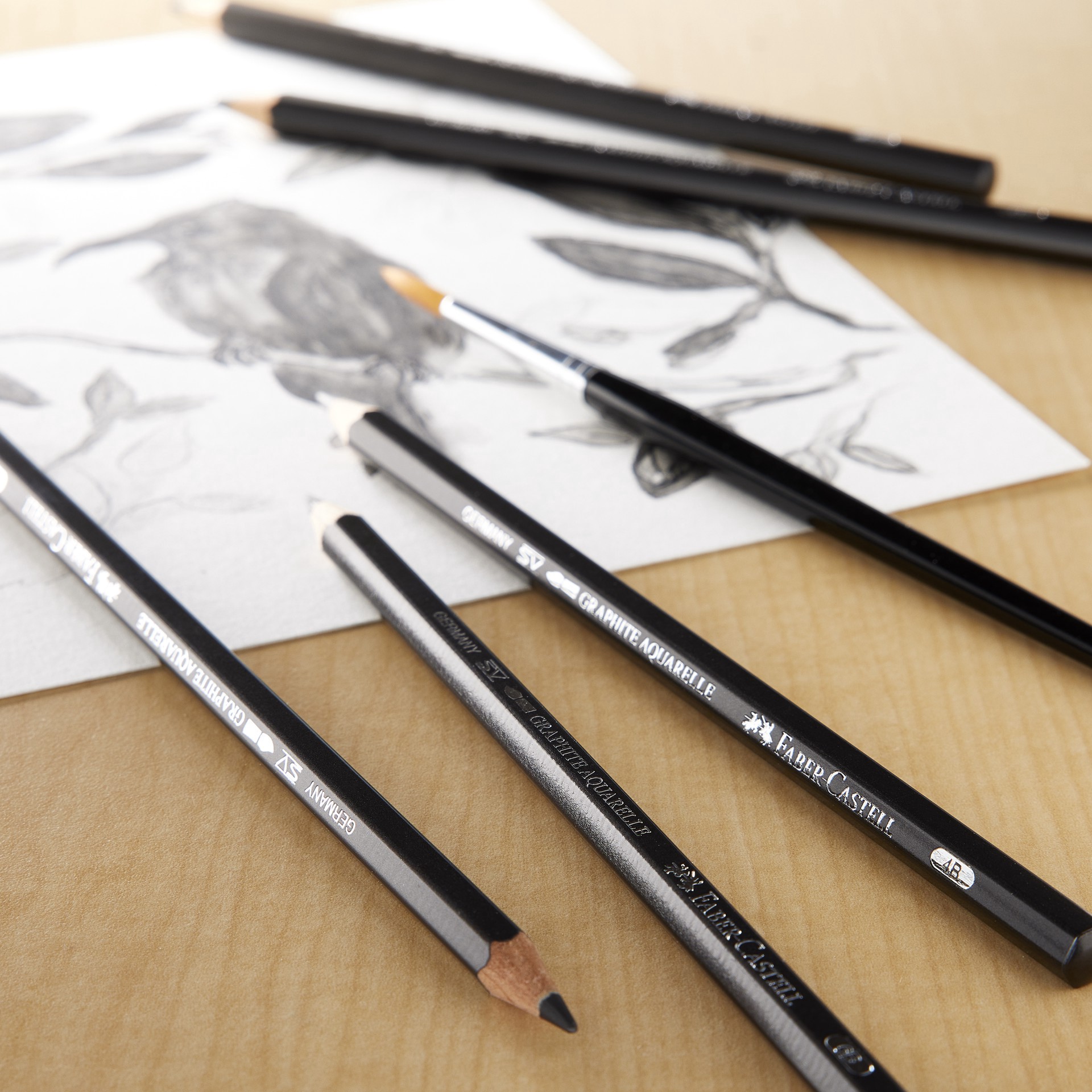 slide 2 of 3, Faber-Castell Graphite Aquarelle Set, 1 ct