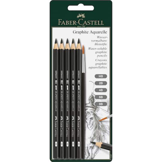 slide 1 of 3, Faber-Castell Graphite Aquarelle Set, 1 ct