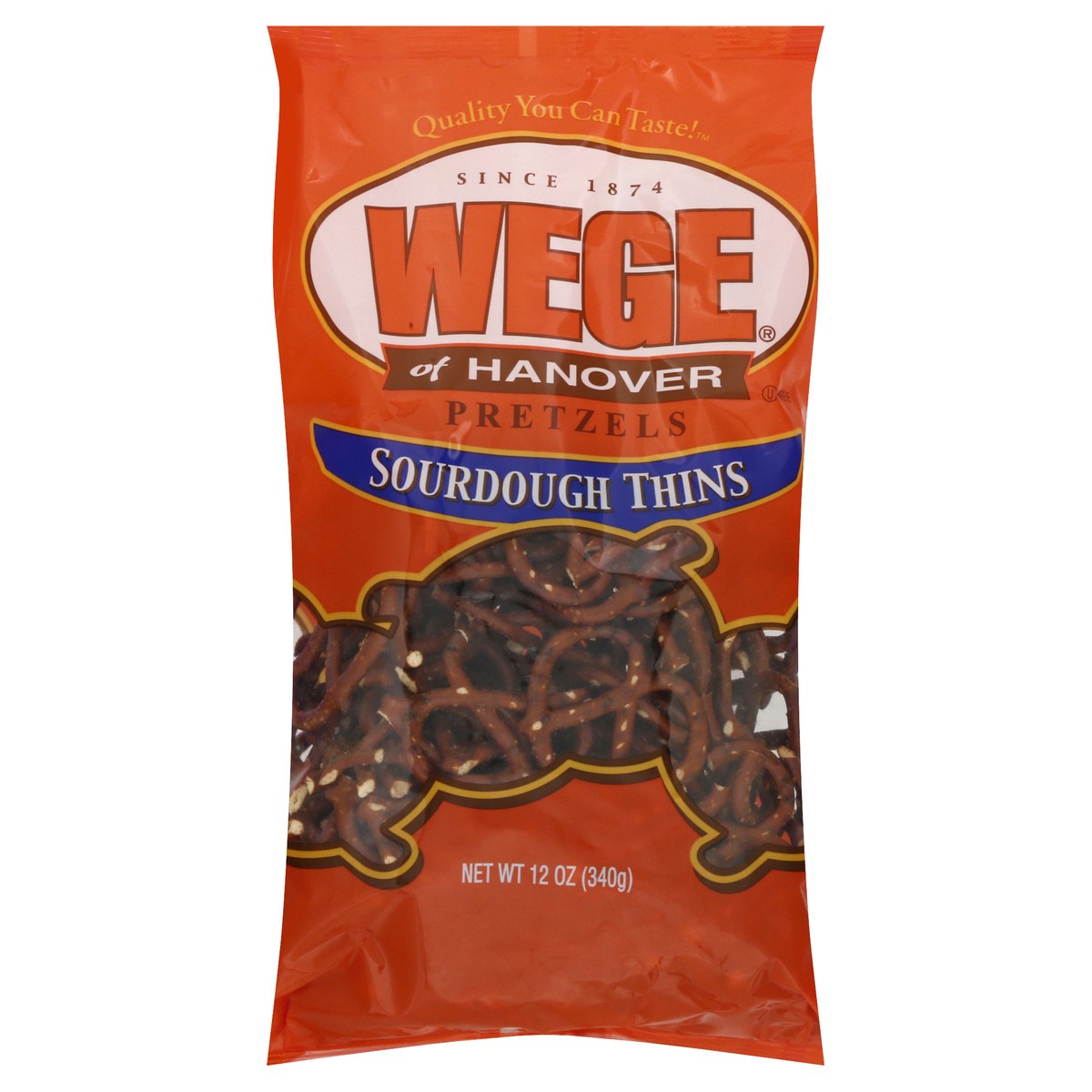 slide 3 of 13, Wege of Hanover Sourdough Thins Pretzels 12 oz, 12 oz