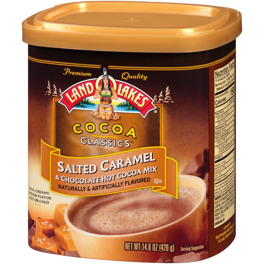 slide 5 of 8, Land O'Lakes Cocoa Classics Salted Caramel & Chocolate Hot Cocoa Mix - 14.8 oz, 14.8 oz