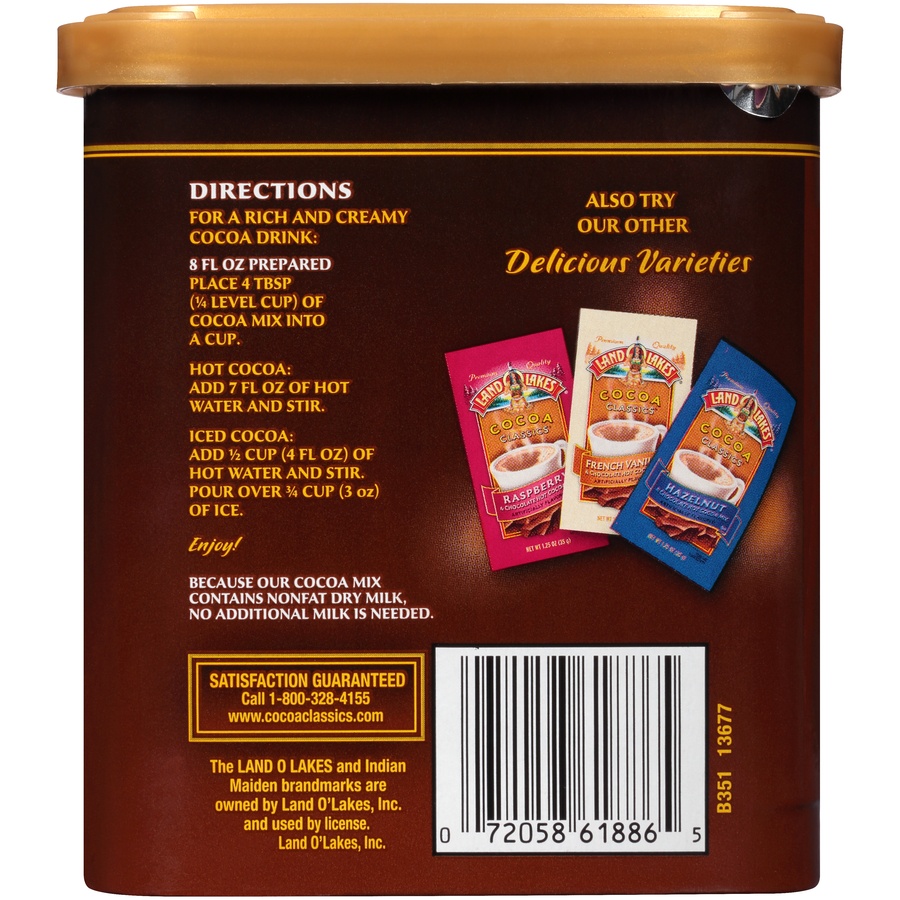 slide 3 of 8, Land O'Lakes Cocoa Classics Salted Caramel & Chocolate Hot Cocoa Mix - 14.8 oz, 14.8 oz