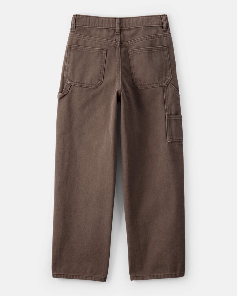 slide 2 of 4, Oshkosh Boys Carpenter Fashion Pants - Brown Brown 6, 1 ct
