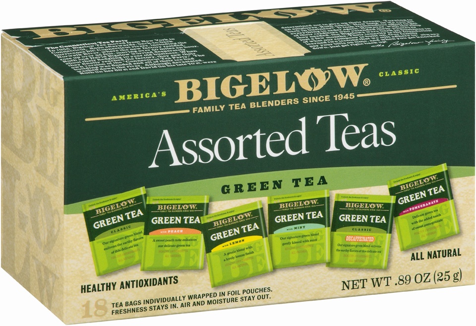 slide 5 of 7, Bigelow Assorted Green Teas- 0.89 oz, 0.89 oz