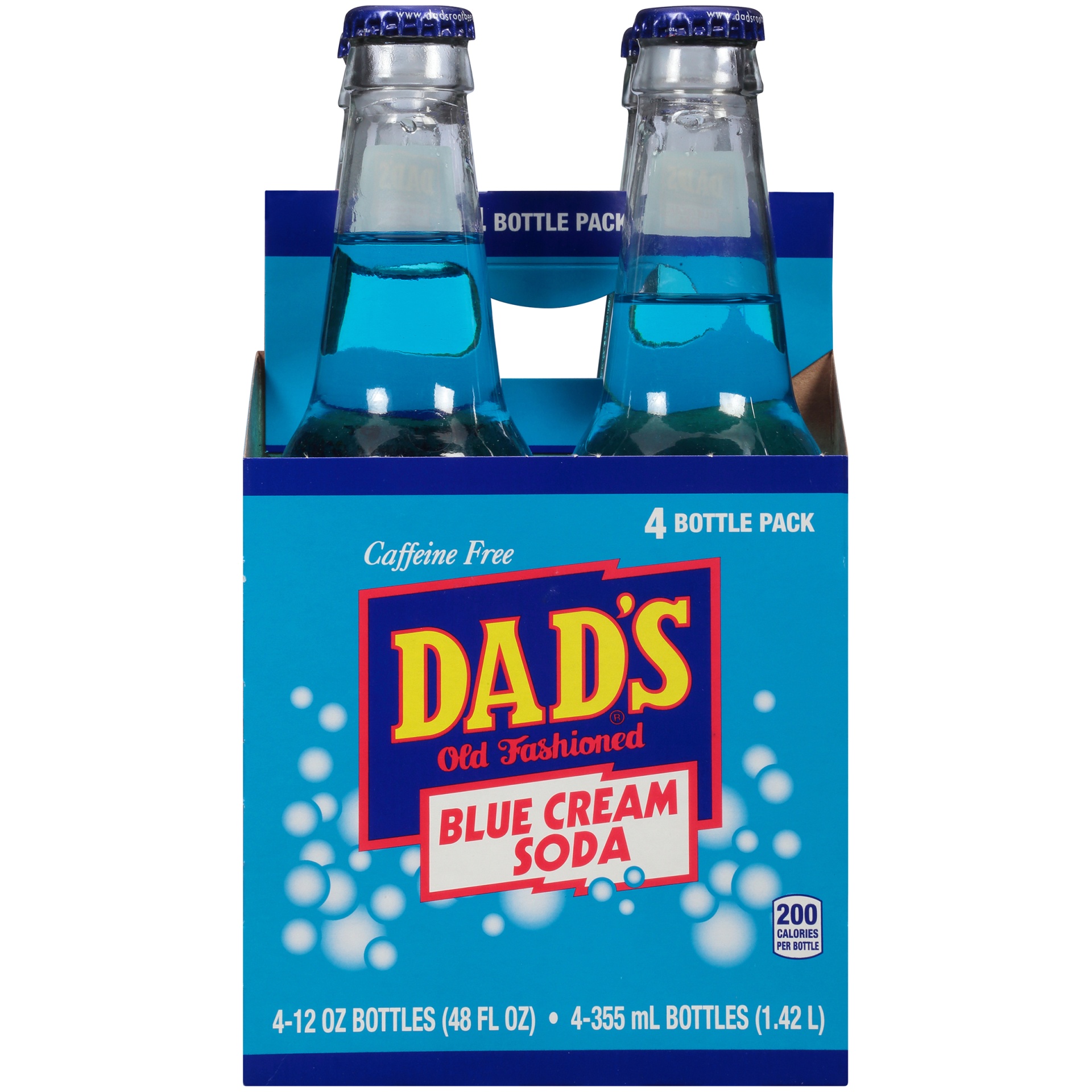 slide 6 of 7, Dad's Old Fashioned Blue Cream Soda, 4 ct; 12 fl oz