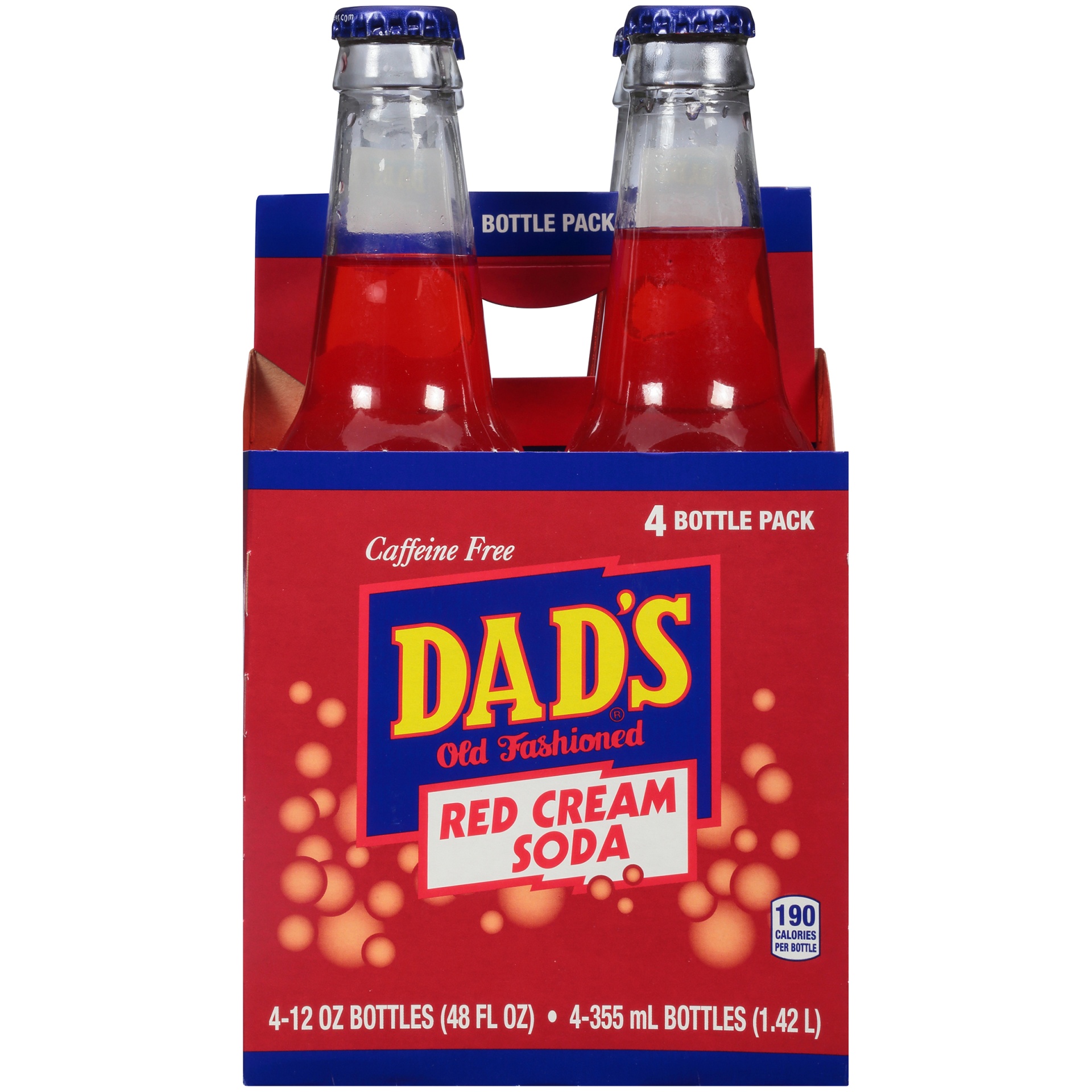 slide 3 of 8, Dad's Cream Soda, Red, 4 ct