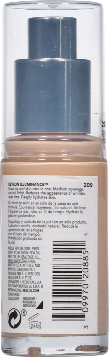 slide 13 of 13, Revlon Skin-Caring Illuminance 209 Foundation 1 fl oz, 1 fl oz