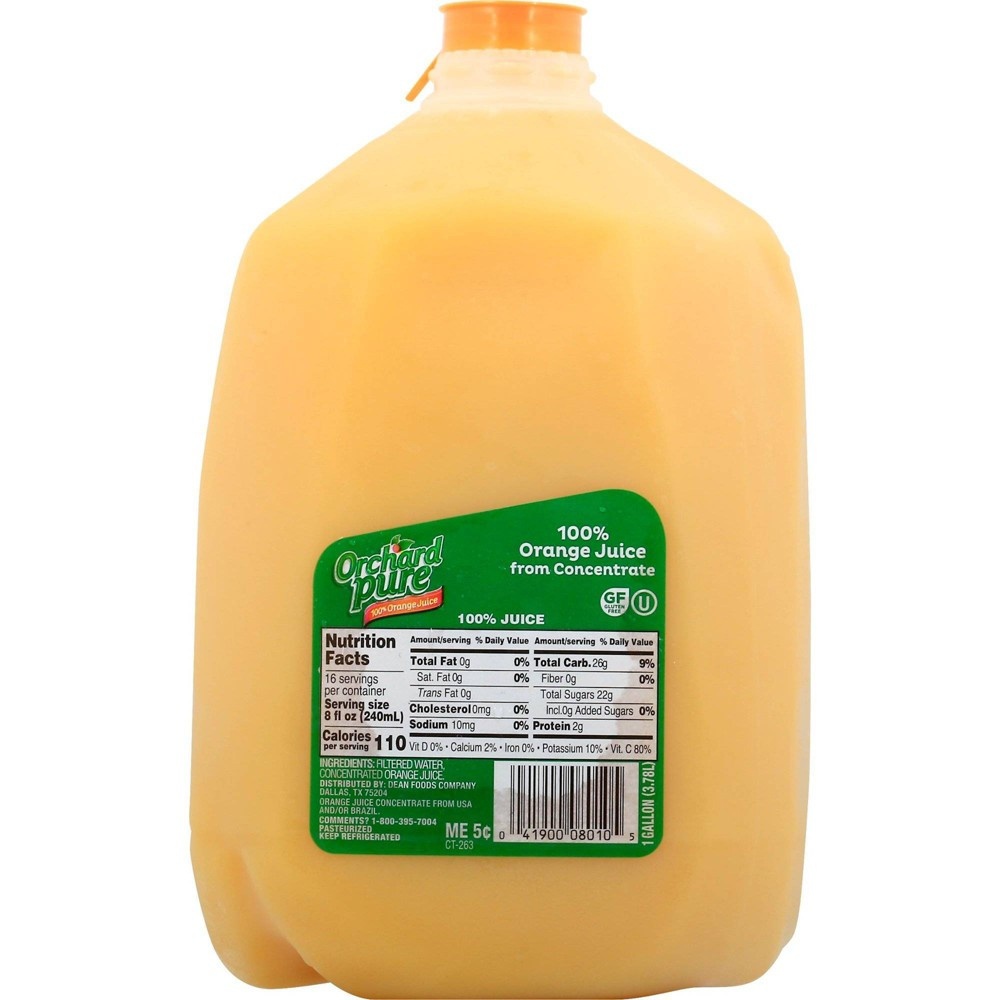 slide 4 of 6, Meadow Gold Pet Orange Juice, 1 gal