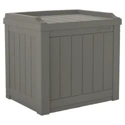 Suncast 22 Gallon Small Deck Box- Stoney Gray