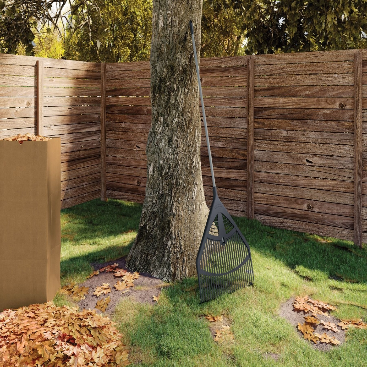 slide 2 of 2, Suncast 26" Poly Leaf Rake, 1 ct