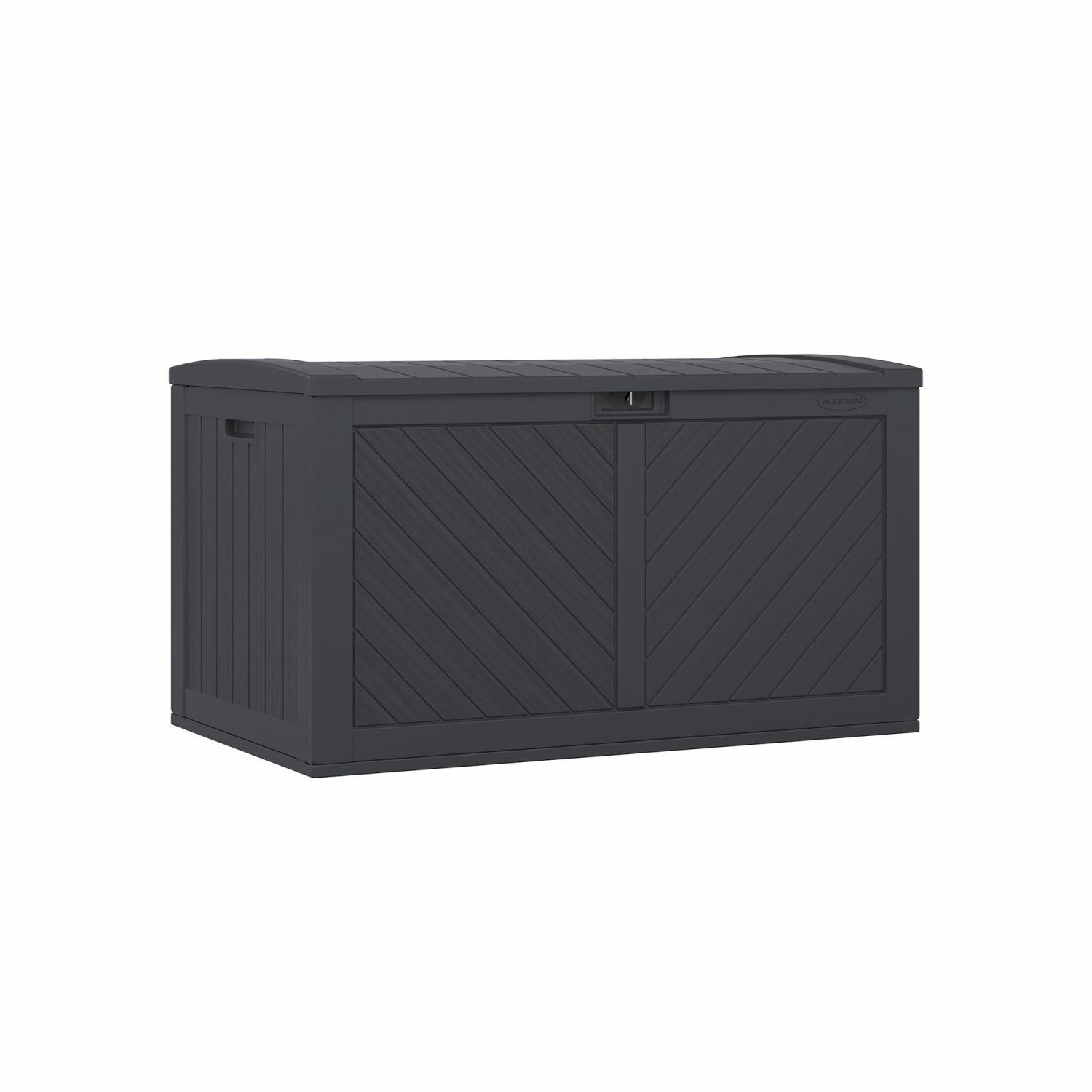 slide 1 of 3, Suncast 134 Gallon Extra Large Deck Box, 134 gal
