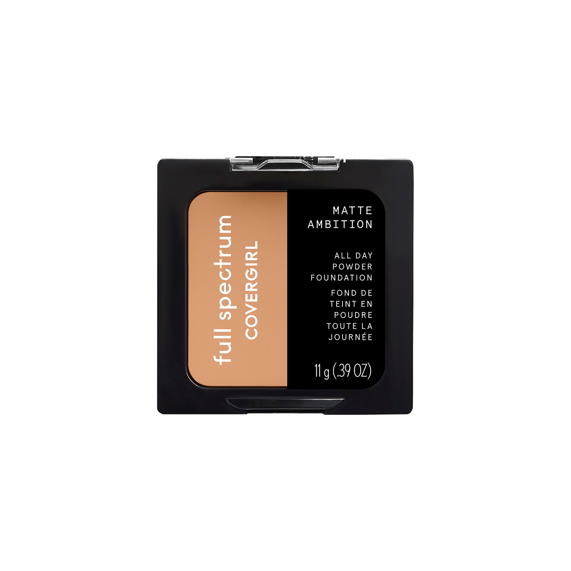 slide 1 of 6, Covergirl Matte Ambition- All Day Powder Foundation,Light-Medium Golden, 11 g