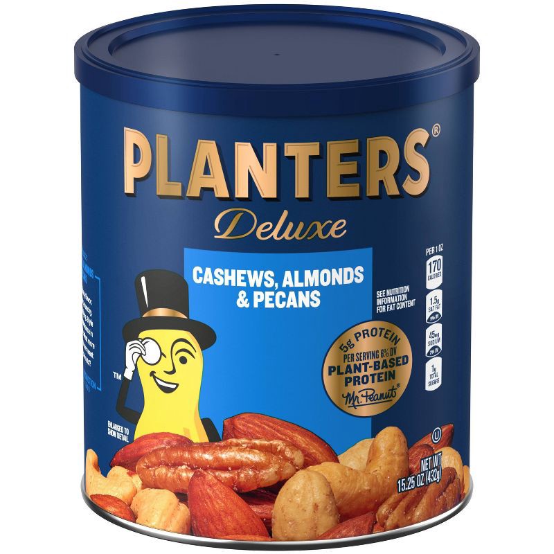 slide 2 of 9, Planters Select Cashews, Almonds & Pecans Deluxe Mix Nuts - 15.25oz, 15.25 oz