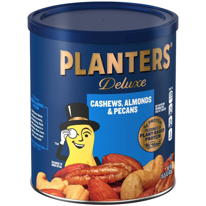 slide 3 of 9, Planters Select Cashews, Almonds & Pecans Deluxe Mix Nuts - 15.25oz, 15.25 oz