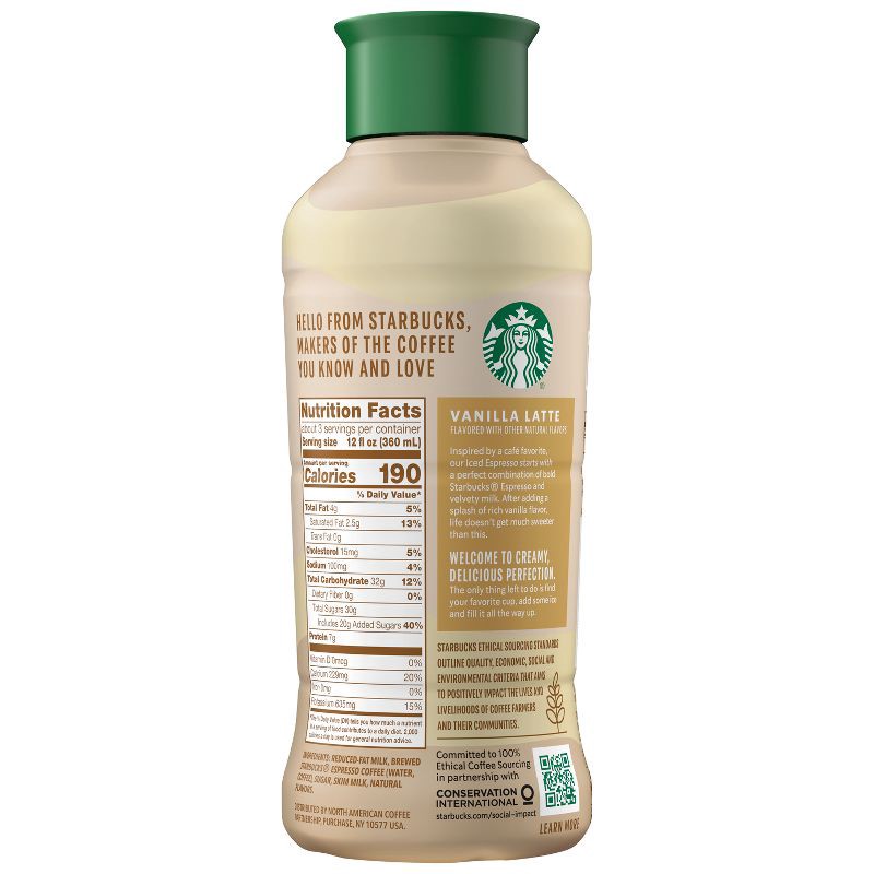 slide 2 of 5, Starbucks Discoveries Starbucks Vanilla Latte Iced Espresso - 40 fl oz, 40 fl oz