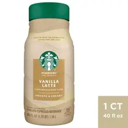Starbucks Discoveries Starbucks Vanilla Latte Iced Espresso - 40 fl oz