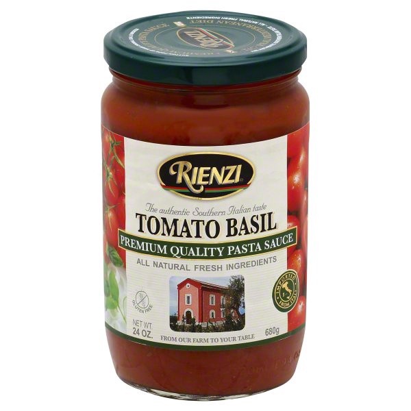 slide 1 of 2, Rienzi Tomato Basil Pasta Sauce, 24 oz