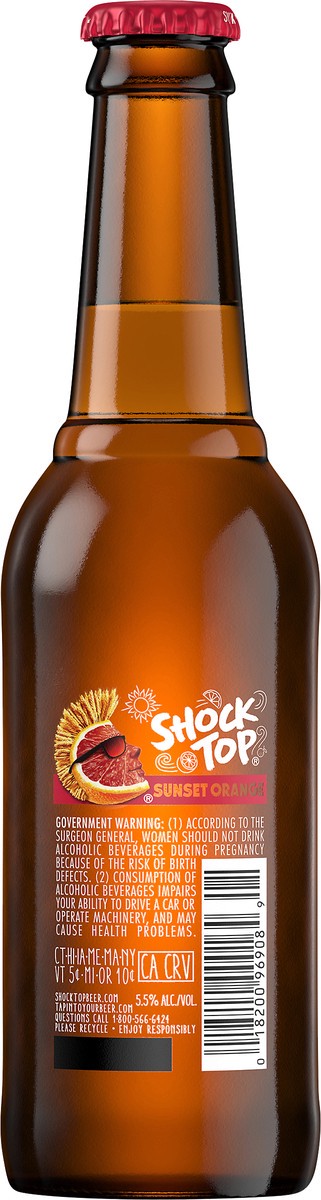 slide 3 of 9, Shock Top Sunset Orange Beer 12 oz, 12 fl oz