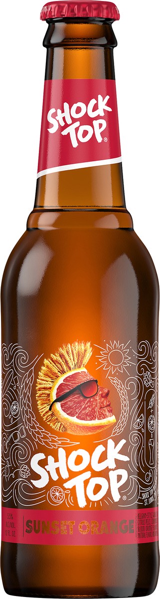 slide 6 of 9, Shock Top Sunset Orange Beer 12 oz, 12 fl oz