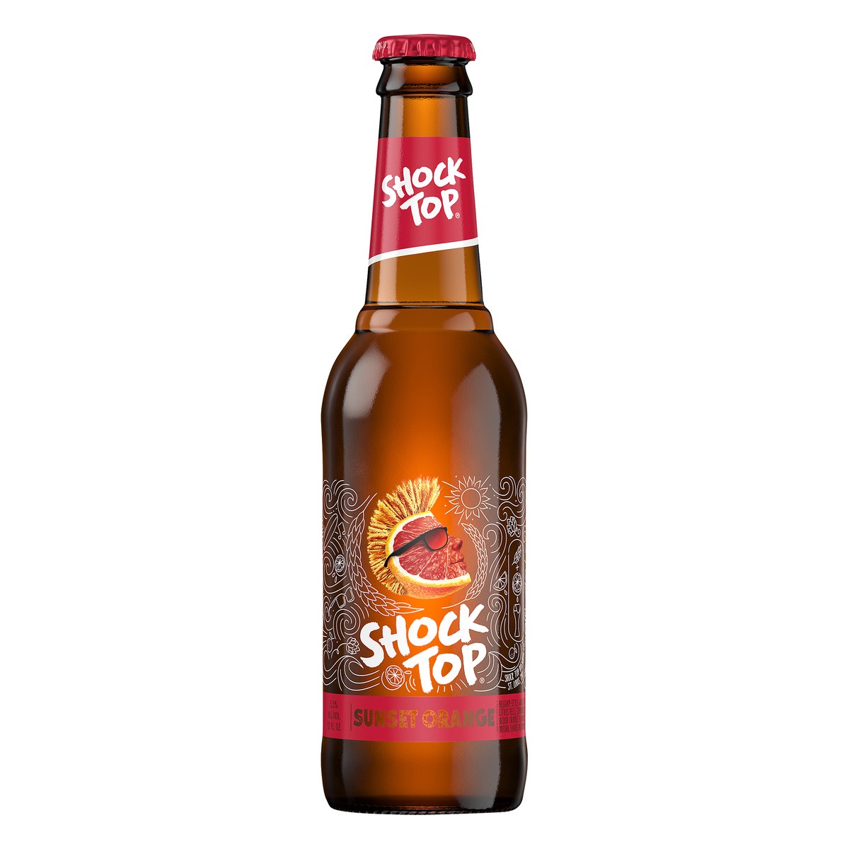 slide 4 of 9, Shock Top Sunset Orange Beer 12 oz, 12 fl oz