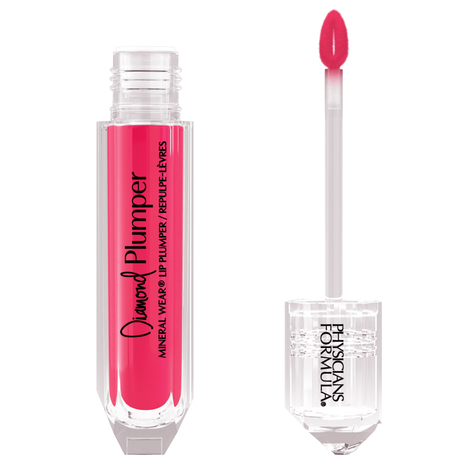 slide 3 of 5, Physicians Formula Mineral Wear Diamond Plumper Pink Radiant Cut 1711778 Lip Plumper 0.17 fl oz, 17 oz