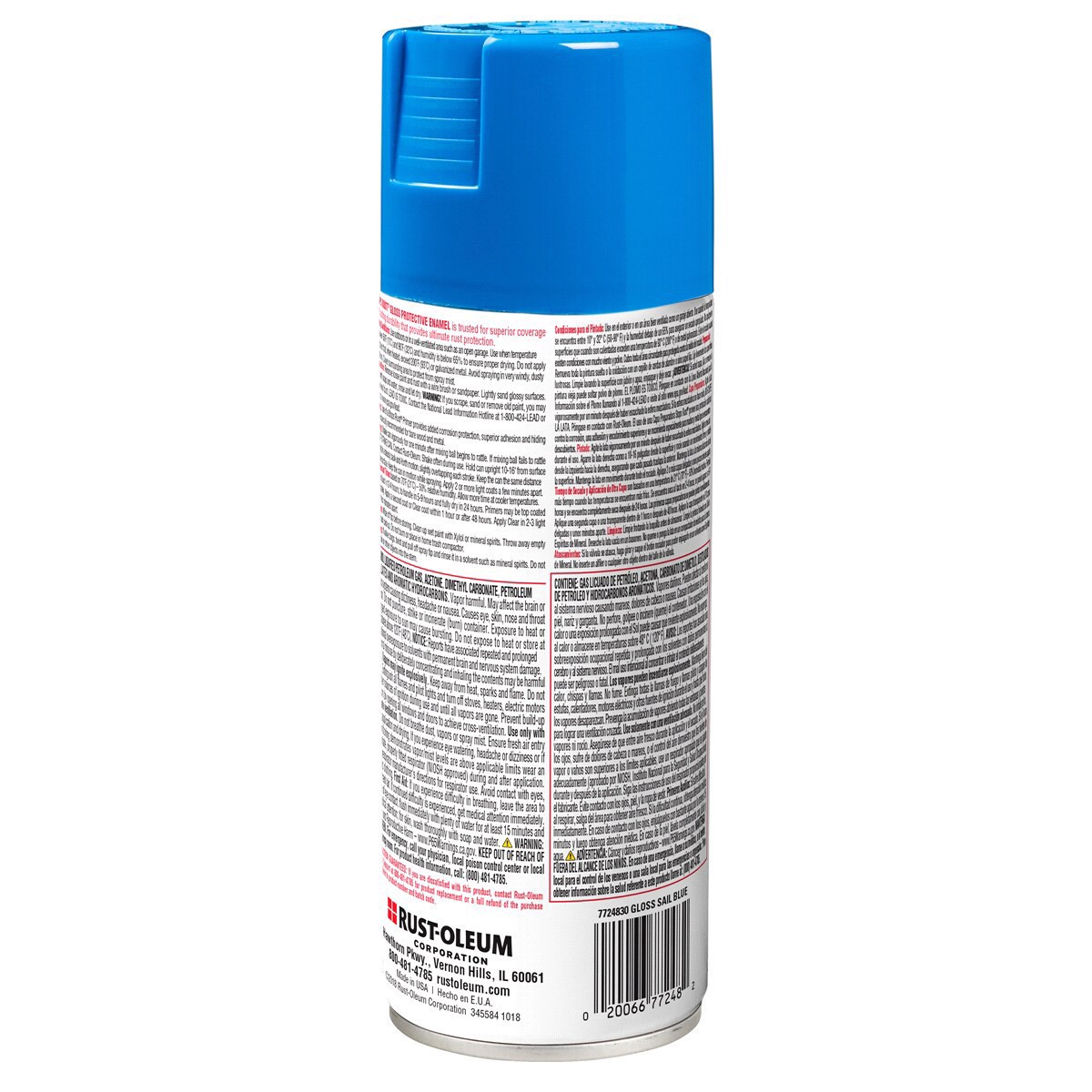 slide 10 of 13, Rust-Oleum Stops Rust Protective Enamel Gloss Spray Paint - Sail Blue, 12 oz