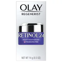 Olay Regenerist Retinol 24 Night Facial Moisturizer, Fragrance-Free