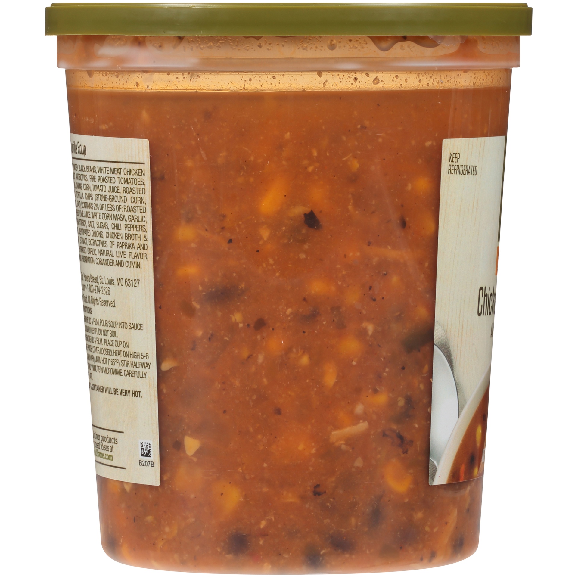 slide 5 of 8, Panera Bread Chicken Tortilla Soup, 32 OZ Soup Cup (Gluten Free), 32 oz