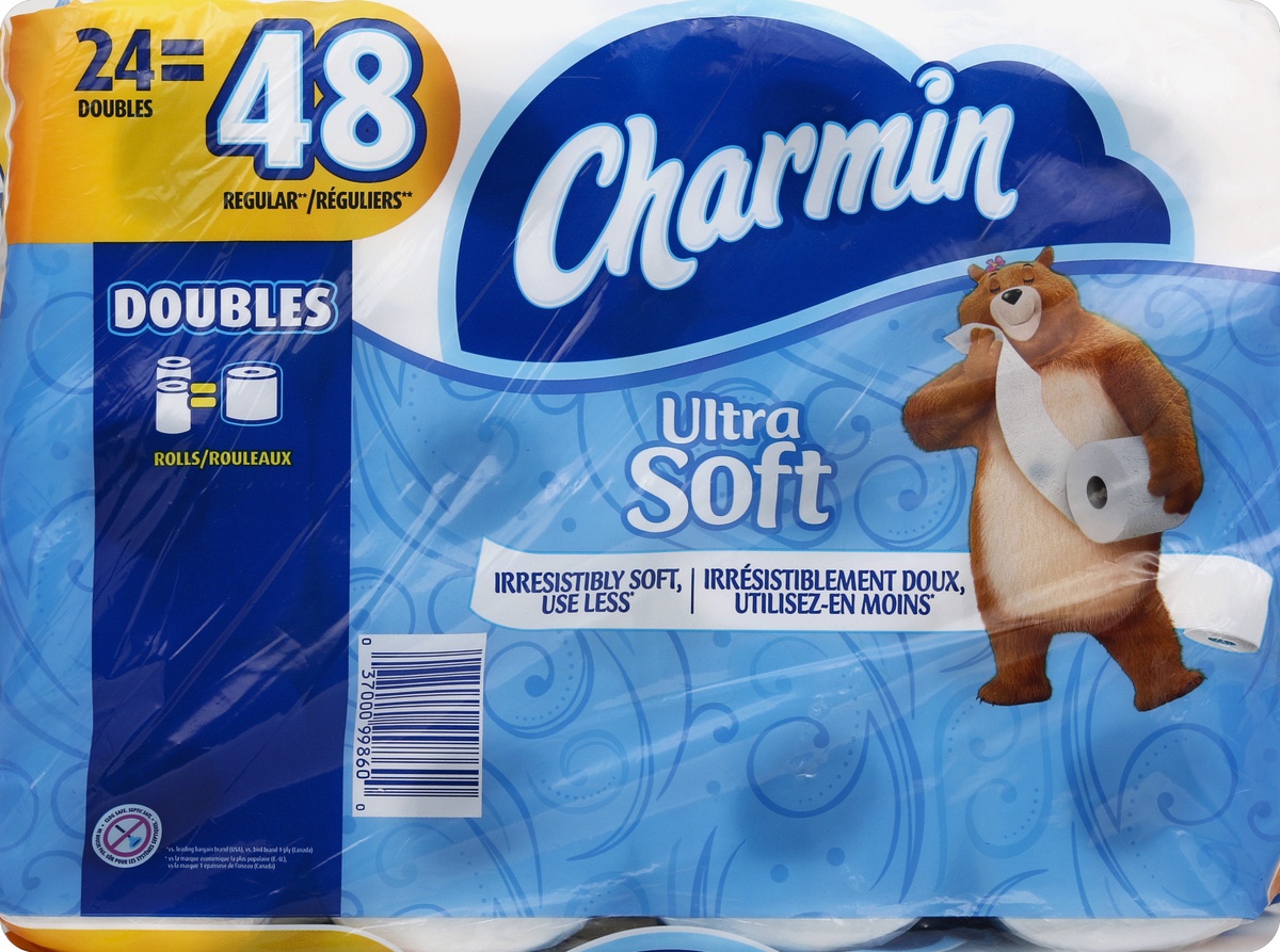 slide 2 of 5, Charmin Bathroom Tissue 4 ea, 4 ct