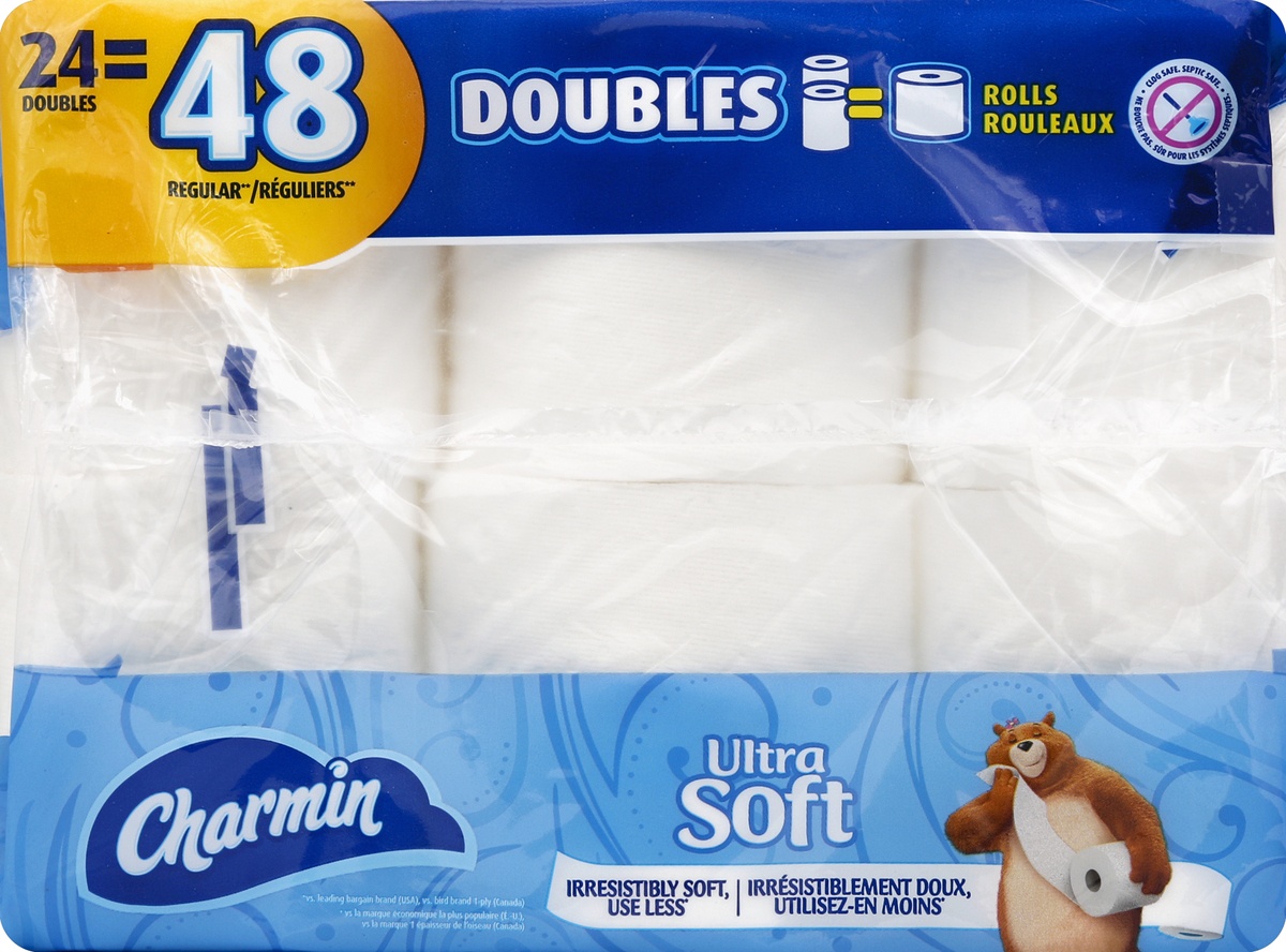 slide 3 of 5, Charmin Bathroom Tissue 4 ea, 4 ct