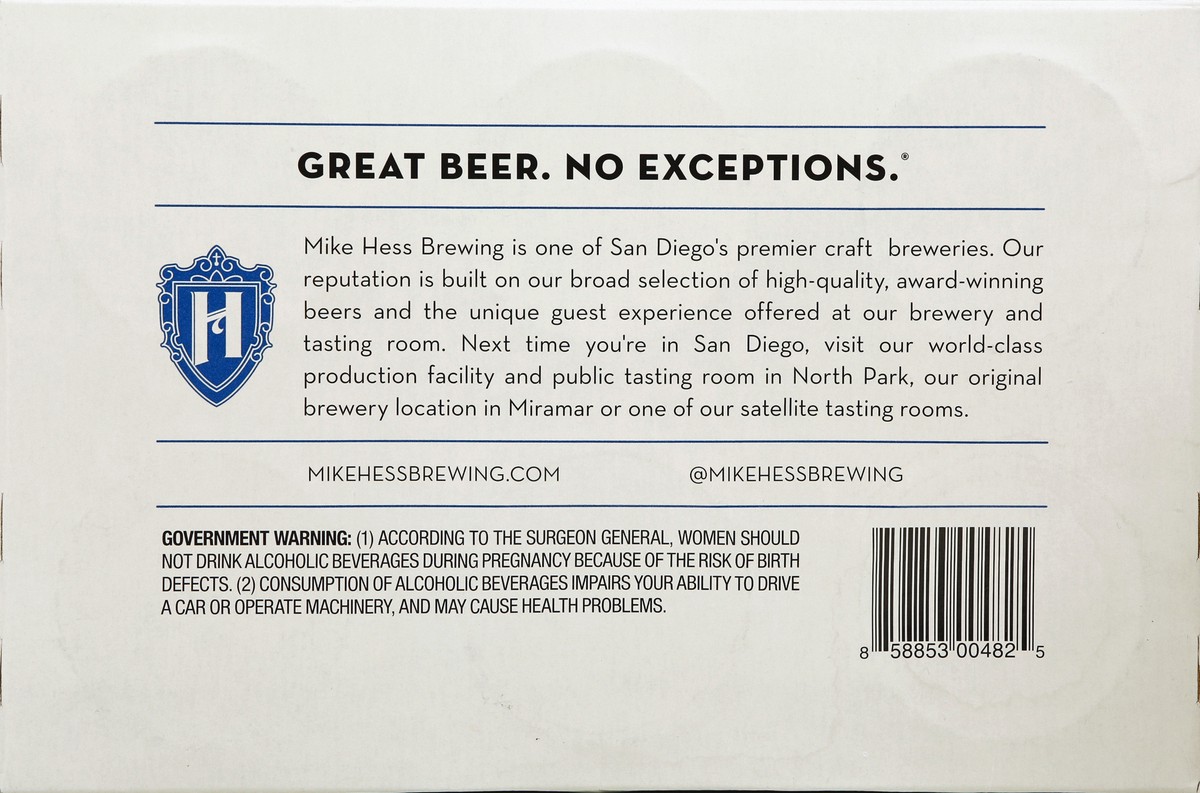 slide 4 of 6, Mike Hess Beer 6 ea, 6 ct; 12 oz