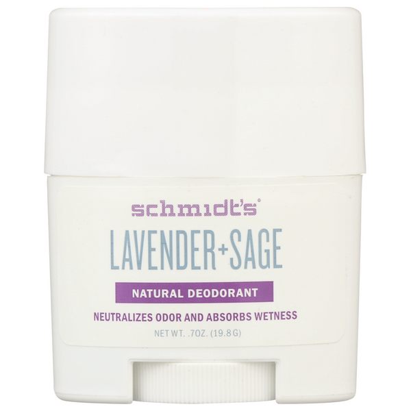 slide 1 of 1, Schmidt's Lavender Sage Deodorant Travel, 0.7 oz