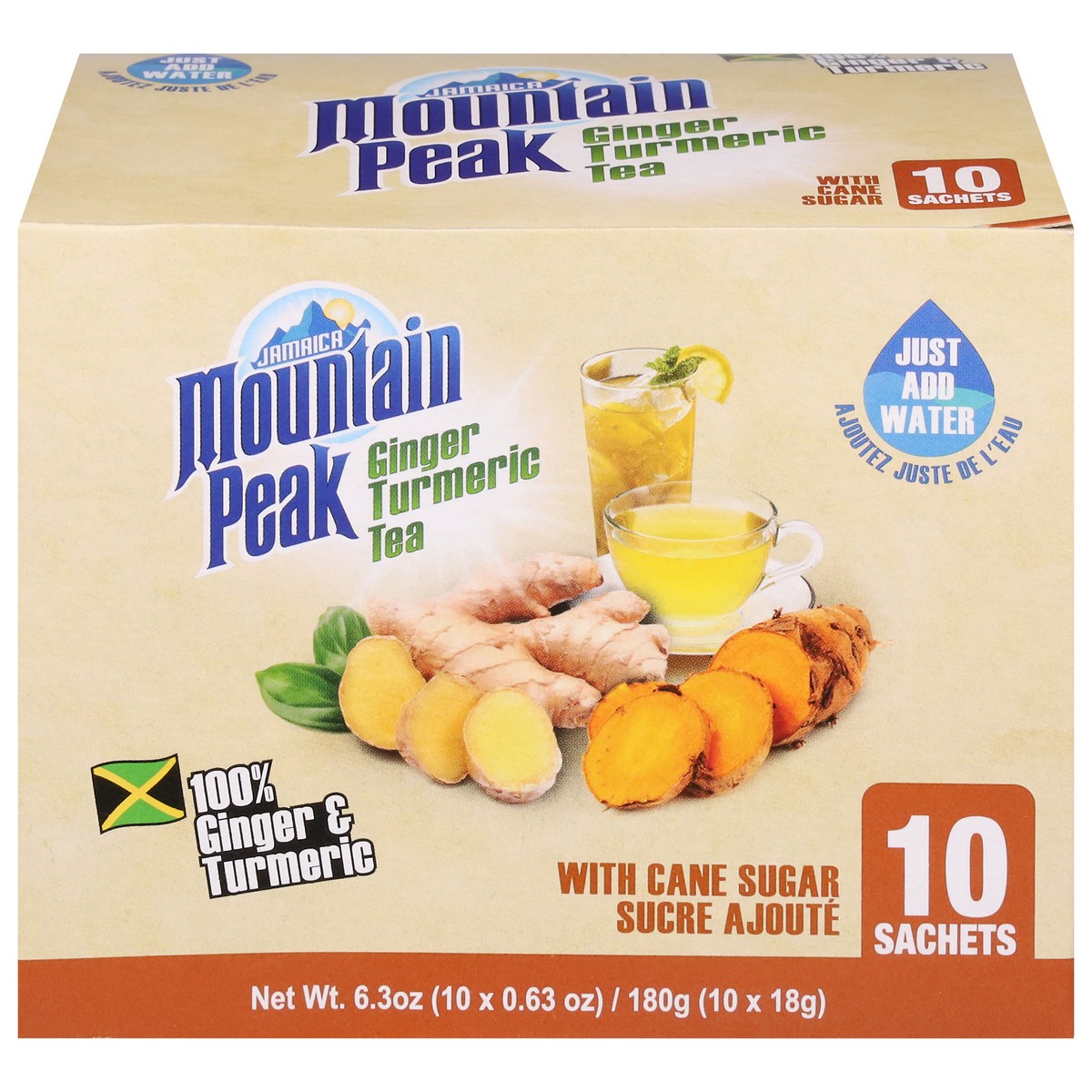 slide 12 of 13, Moutain Peak Ginger Turm Tea Sweet 6.3 Ounces, 1 ct