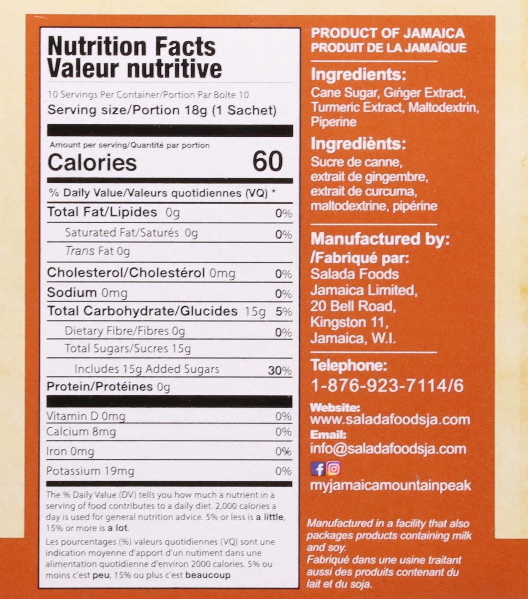 slide 5 of 13, Moutain Peak Ginger Turm Tea Sweet 6.3 Ounces, 1 ct