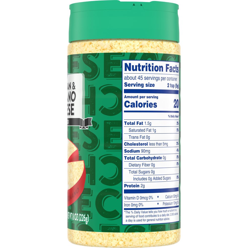 slide 3 of 3, Kroger 100% Grated Parmesan Romano Cheese, 8 oz