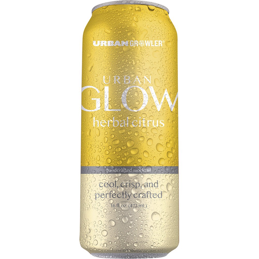 slide 1 of 1, Urban Glow Urban Growler N/a Herbal Citrus, 4 ct; 16 oz