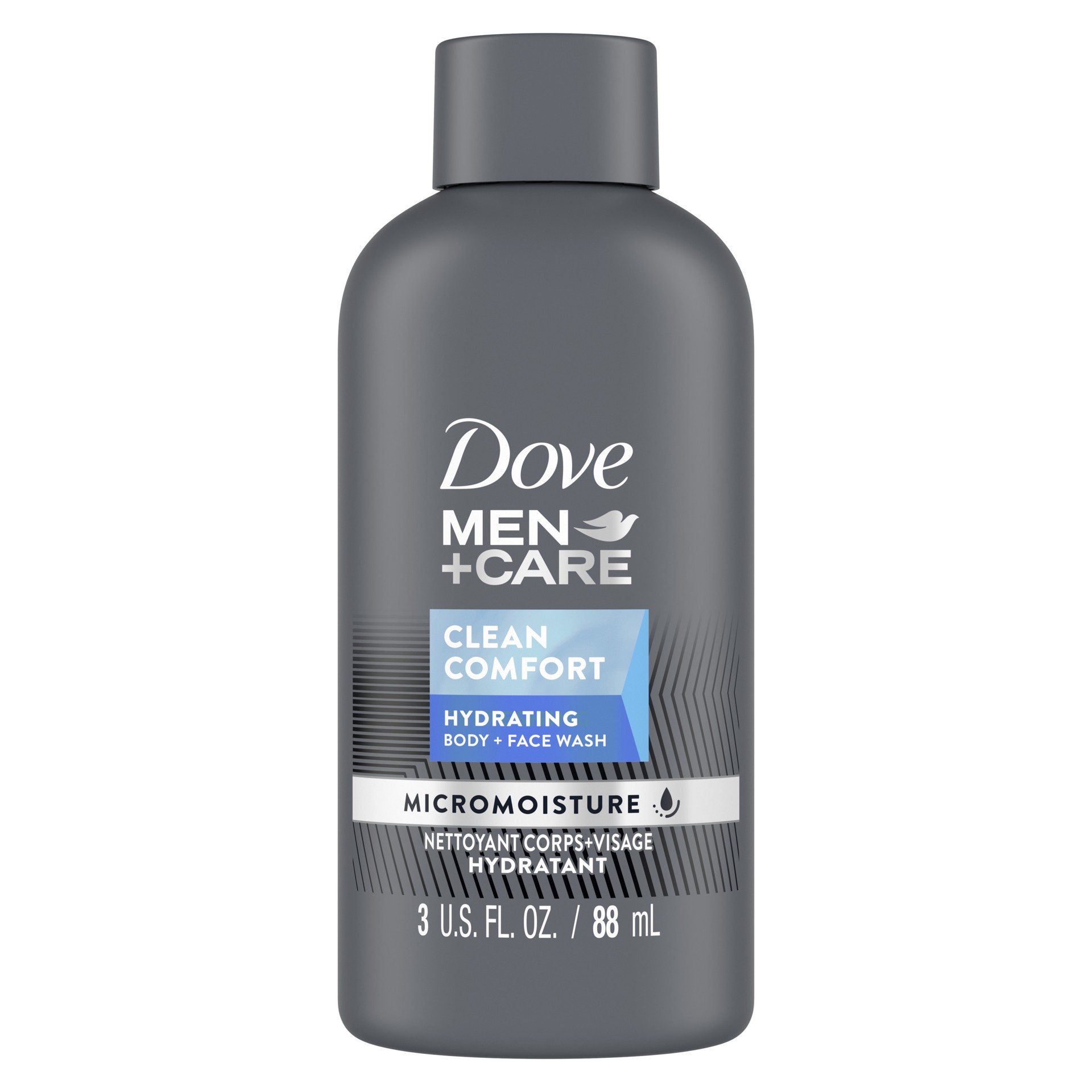 slide 1 of 3, Dove Men+Care Hydrating Clean Comfort, 3 oz, 3 fl oz